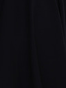 numoco Einzigartiges Kleid mit längerem Rücken - schwarz Numoco