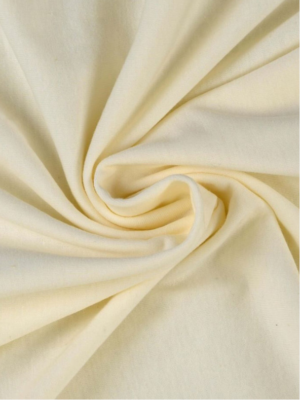 Kvalitex Jersey-Babylaken 70x140cm cremefarben Kvalitex