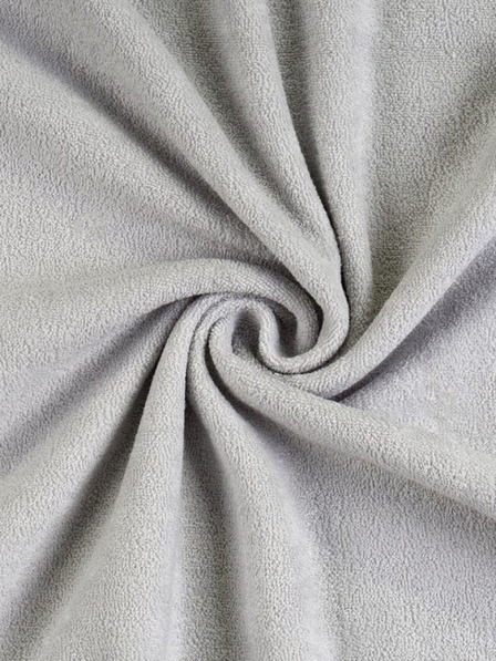 Kvalitex Frottee-Babylaken 70x140cm hellgrau Kvalitex