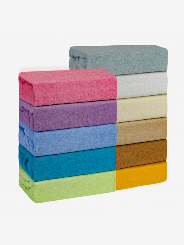 Kvalitex Frottee-Babybettlaken 60x120cm cremefarben Kvalitex