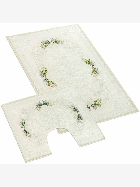 Bellatex Bad- und Toilettenvorleger Roses 3D Bellatex