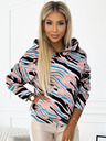 numoco Känguru-Sweatshirt - beige, schwarz und blaue Wolle Numoco