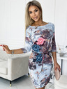 numoco Sportliches Kleid - Blumen auf steinernem Hintergrund Numoco