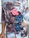 numoco Sportliches Kleid - Blumen auf steinernem Hintergrund Numoco