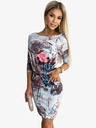 numoco Sportliches Kleid - Blumen auf steinernem Hintergrund Numoco
