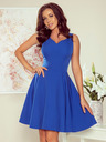 numoco Kleid - Sweetheart-Ausschnitt - Blau Numoco