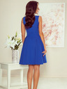 numoco Kleid - Sweetheart-Ausschnitt - Blau Numoco