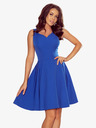 numoco Kleid - Sweetheart-Ausschnitt - Blau Numoco