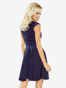 numoco Kleid mit Spitze - dunkelblau 157-1