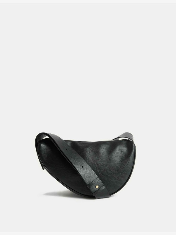 Marks & Spencer Kunstledertasche mit Riemen Marks & Spencer schwarz