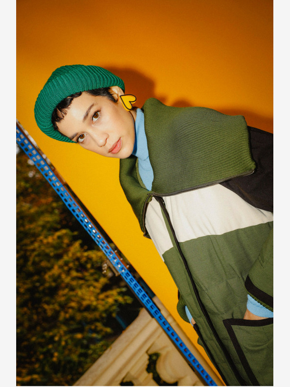 SKFK Grüner Damen-Wintermantel SKFK