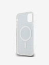 DKNY PC/TPU Repeat Pattern Tonal Stripe Magsafe Back Cover für iPhone 11 Blau DKNY