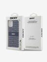 DKNY PC/TPU Repeat Pattern Tonal Stripe Magsafe Back Cover für iPhone 11 Blau DKNY