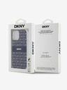 DKNY PC/TPU Wiederholungsmuster Tonal Stripe Magsafe Back Cover für iPhone 12/12 Pro Blau DKNY