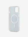 DKNY PC/TPU Repeat Pattern Tonal Stripe Magsafe Back Cover für iPhone 14 Schwarz DKNY