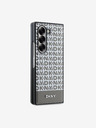 DKNY DKNY PU Leder Wiederholungsmuster Boden Streifen MagSafe Back Cover für Samsung Galaxy Z Fold 6 Braun