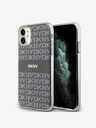 DKNY PC/TPU Repeat Pattern Tonal Stripe Magsafe Back Cover für iPhone 11 Beige DKNY