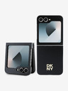 DKNY DKNY PU Leder Stack Logo Schutzhülle für Samsung Galaxy Z Flip 6 Schwarz