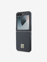 DKNY DKNY PU Leder Stack Logo Schutzhülle für Samsung Galaxy Z Flip 6 Schwarz