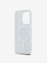 DKNY PC/TPU Repeat Pattern Tonal Stripe Magsafe Back Cover für iPhone 13 Pro Blau DKNY