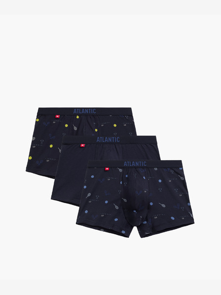 Atlantic Herren ATLANTIC 3Pack Boxershorts - Dunkelblau