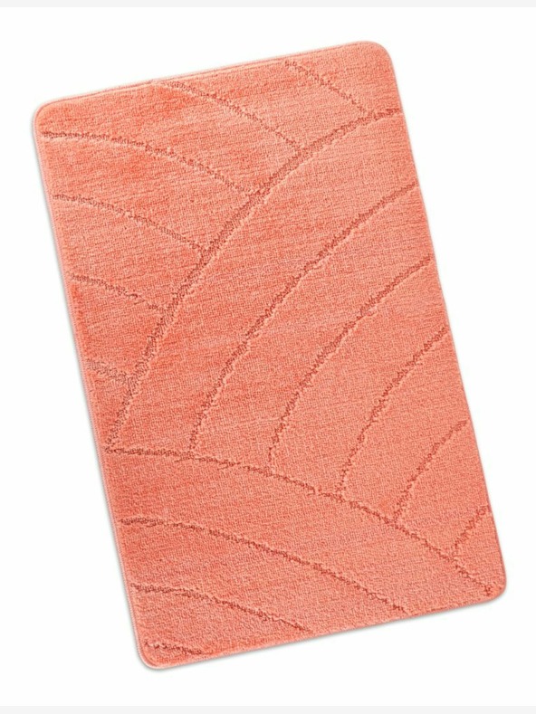 Bellatex Badvorleger 60x100cm Bögen lachs Bellatex