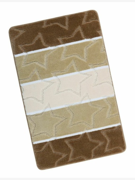 Bellatex Badvorleger 60x100cm beige Sterne Bellatex