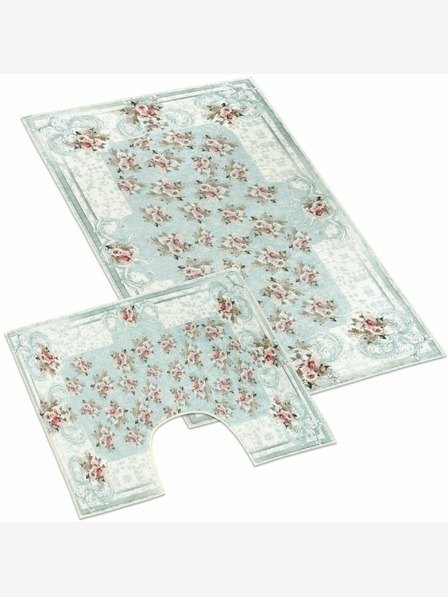 Bellatex Badezimmer- und Toilettenvorleger Orient mit Rose 3D Bellatex