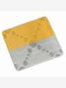 Bellatex Toilettenvorleger 50x60cm Strahlen grau und gelb Bellatex