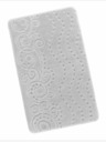 Bellatex Badezimmerteppich 60x100cm Ornament hellgrau Bellatex