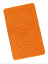Bellatex Badezimmerteppich 60x100cm Labyrinth orange Bellatex