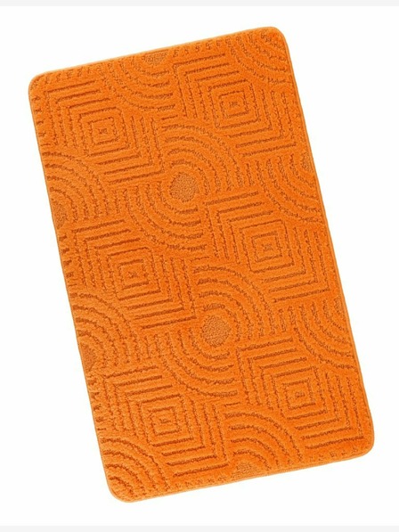 Bellatex Badezimmerteppich 60x100cm Labyrinth orange Bellatex