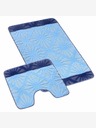 Bellatex Badezimmerteppich und Toilettenvorleger rays blau Bellatex