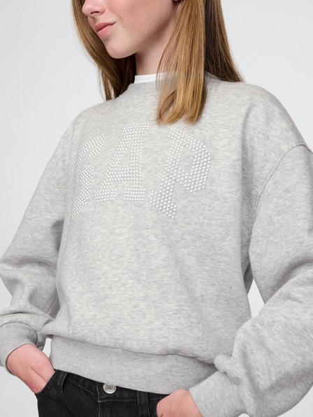 GAP Mädchen-Oversize-Sweatshirt mit Logo GAP