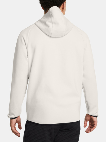 Under Armour Herren Sweatshirt Under Armour UA Unstoppable Flc FZ HD EU-WHT