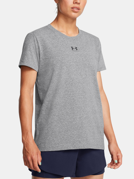 Under Armour Damen Under Armour UA Rival Core SS-GRY T-Shirt