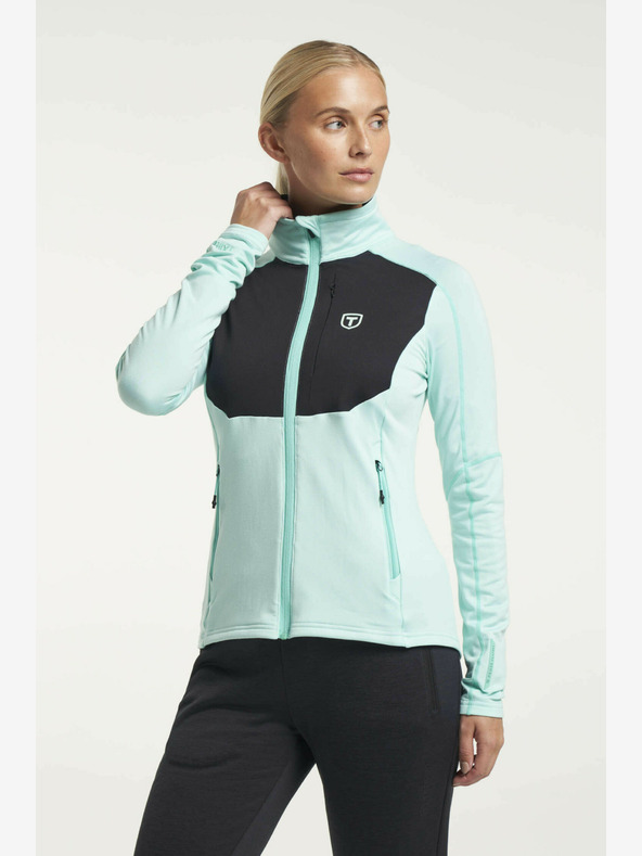 Tenson Damen Tenson Txlite Funktions-Sweatshirt mit durchgehendem Reißverschluss W Helltürkis