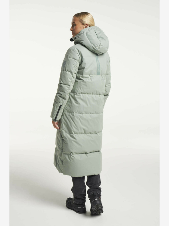 Tenson Damen Winter Lifestyle Mantel Tenson Shanna 2.0 Daunenmantel W Hellgrün