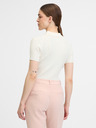 Orsay Weißes Damen-T-Shirt mit kurzen Ärmeln ORSAY