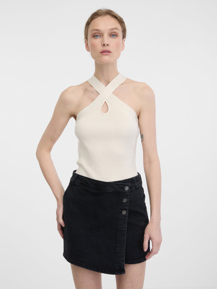 Orsay Cremefarbenes Damen-Tank-Top ORSAY