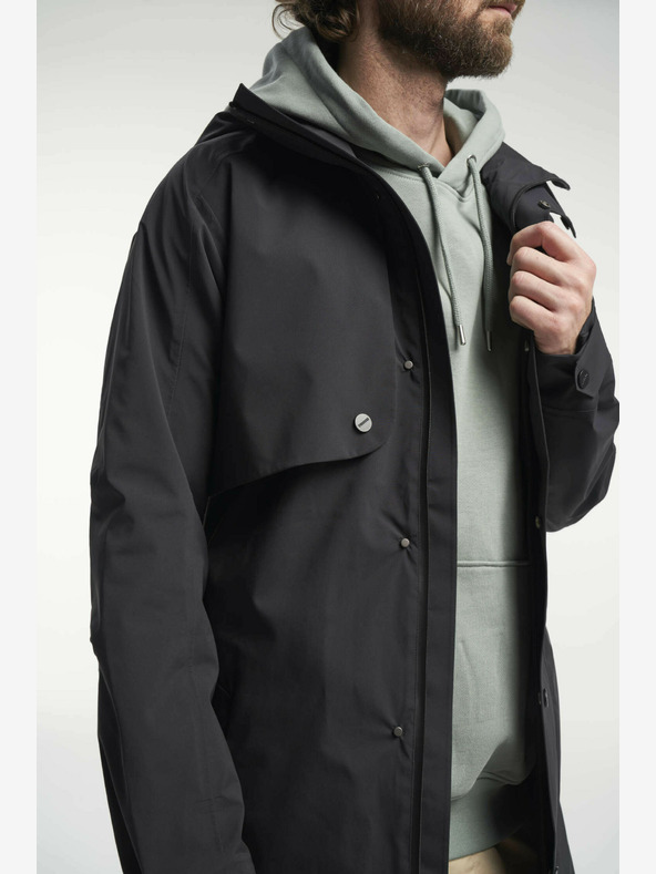 Tenson Herren Lifestyle Trenchcoat TENSON Trench Nouveau M schwarz