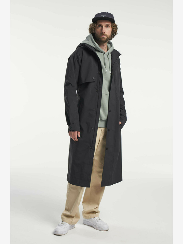 Tenson Herren Lifestyle Trenchcoat TENSON Trench Nouveau M schwarz