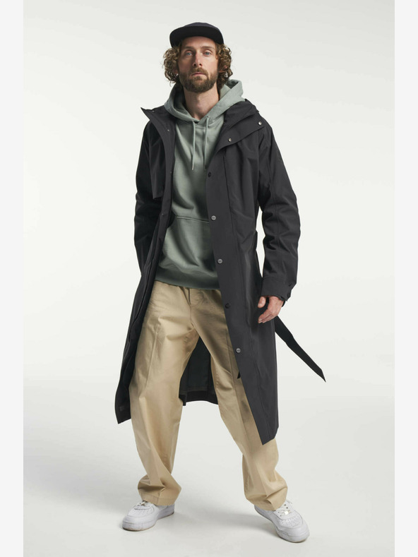Tenson Herren Lifestyle Trenchcoat TENSON Trench Nouveau M schwarz