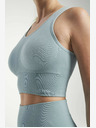 Tenson Damen Seamless Funktionstop TENSON Seamless Top W hellblau