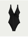 Marks & Spencer Bauchbetonter Badeanzug mit Dekolleté Marks & Spencer schwarz