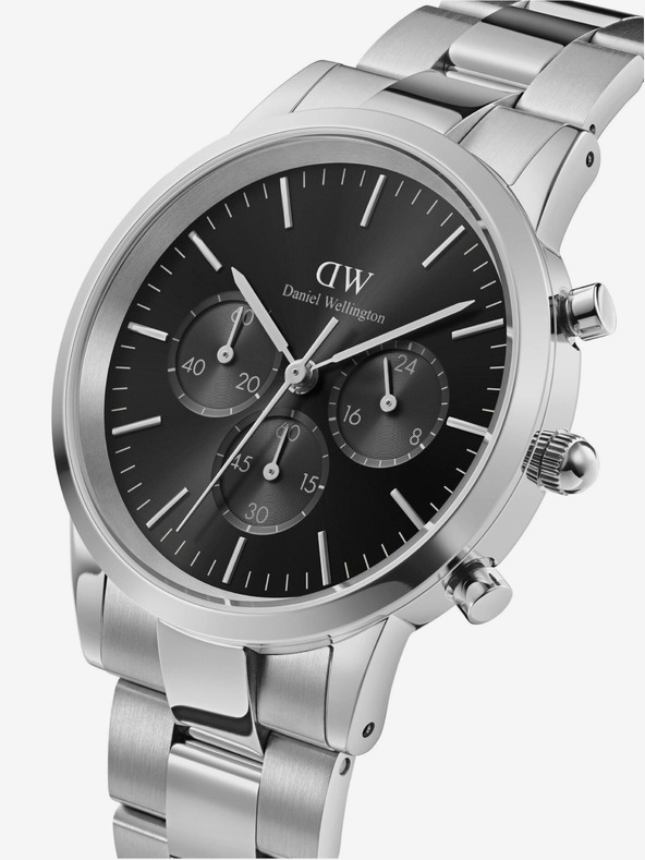 Daniel Wellington Silberne Daniel Wellington Iconic Herrenuhr DW00100645