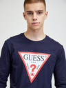 Guess Dunkelblaues Guess-T-Shirt für Herren
