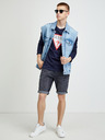 Guess Dunkelblaues Guess-T-Shirt für Herren