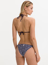 Guess Blaues Guess Triangel-Badeanzug-Top