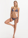 Guess Blaues Guess Triangel-Badeanzug-Top